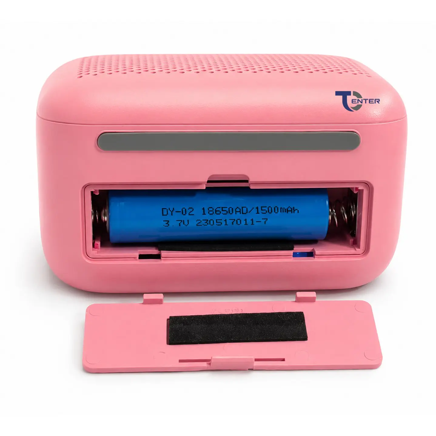 Reloj Despertador Parlante BT Lenovo TS13 Rosado 3