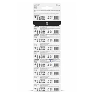 Pack 10 Pilas Alcalinas AAA Philips Power Alcaline LR03 1.5v