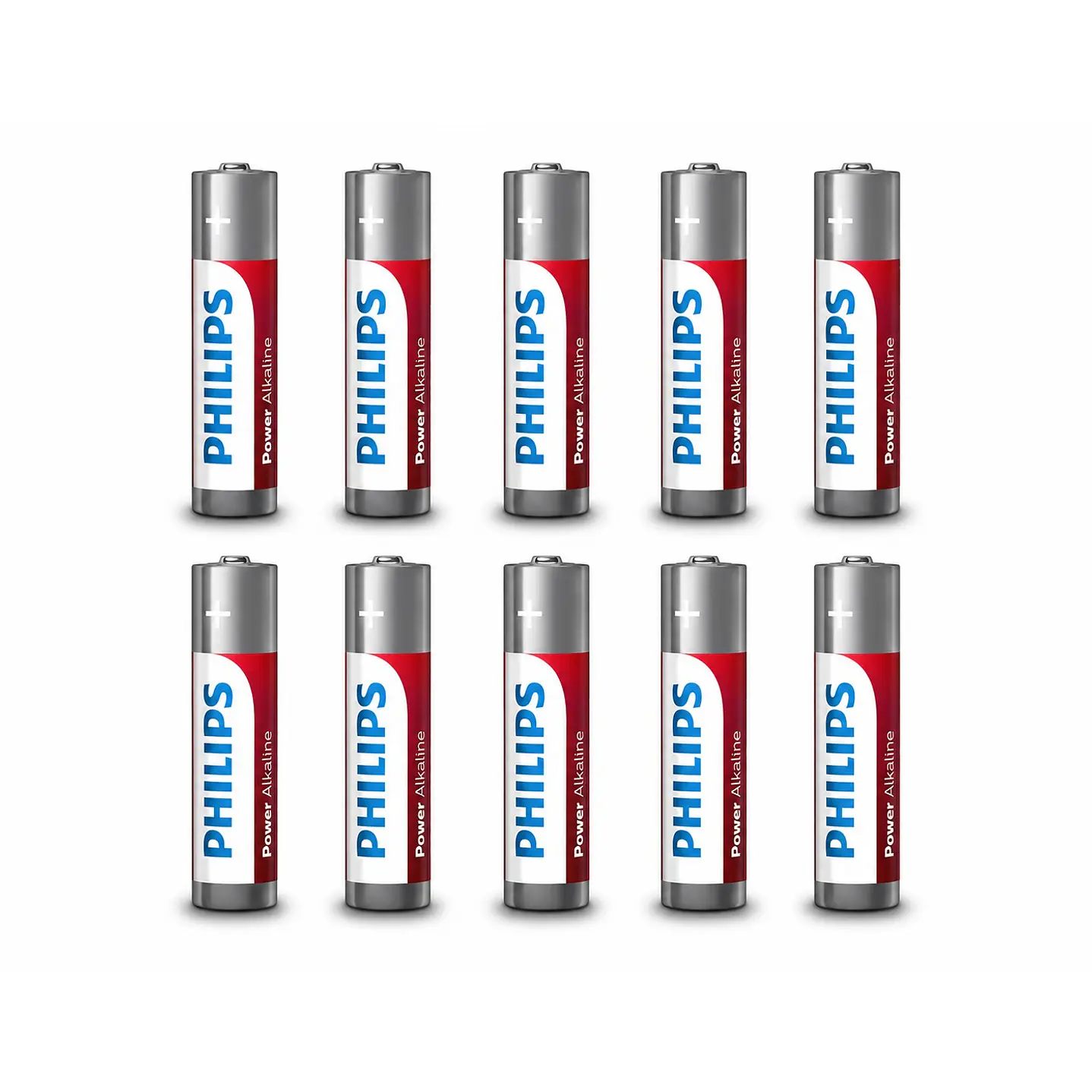 Pack 10 Pilas Alcalinas AAA Philips Power Alcaline LR03 1.5v 3