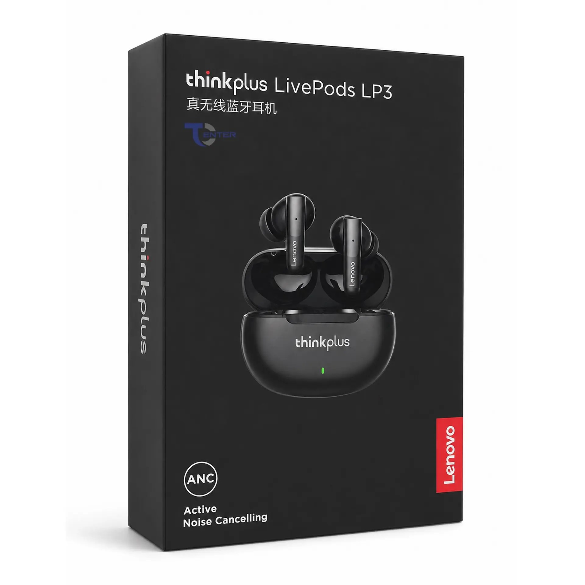 Audífonos Lenovo ThinkPlus LivePods LP3 Bt 5.2 ANC Negros 2