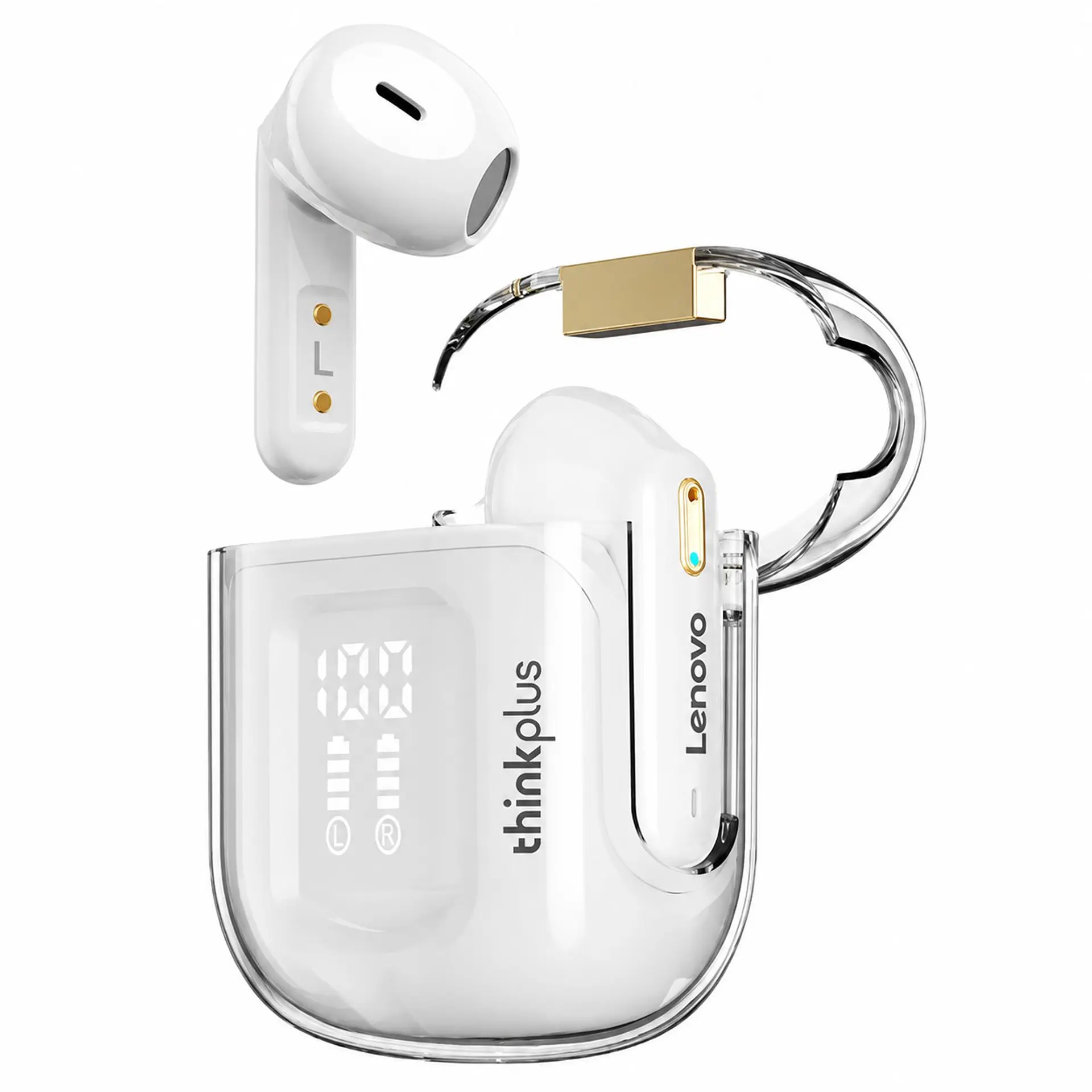 Audífonos Bt Lenovo ThinkPlus LivePods LP6 Pro Blancos 3