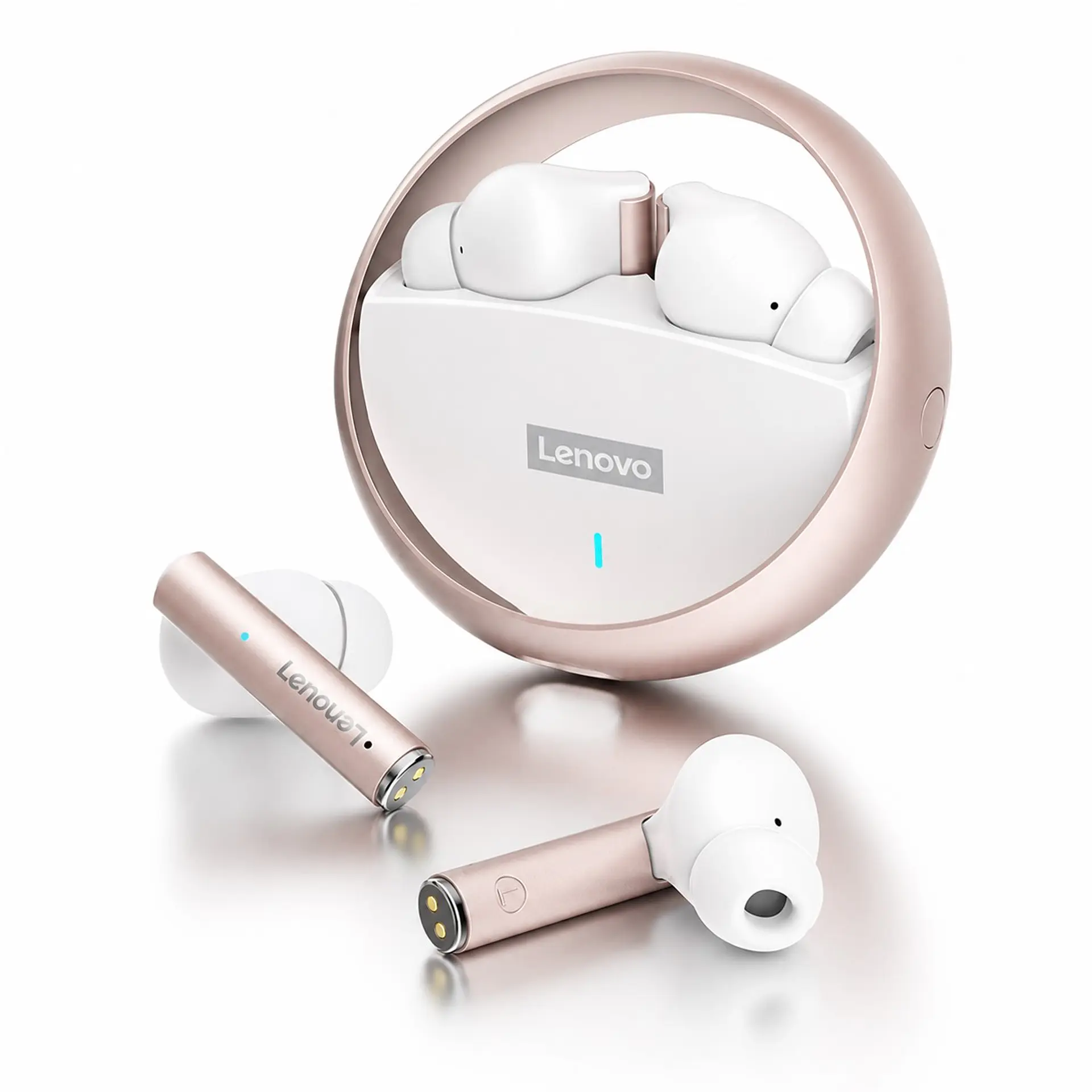 Audífonos Lenovo ThinkPlus LivePods LP60 Gold Pink 2