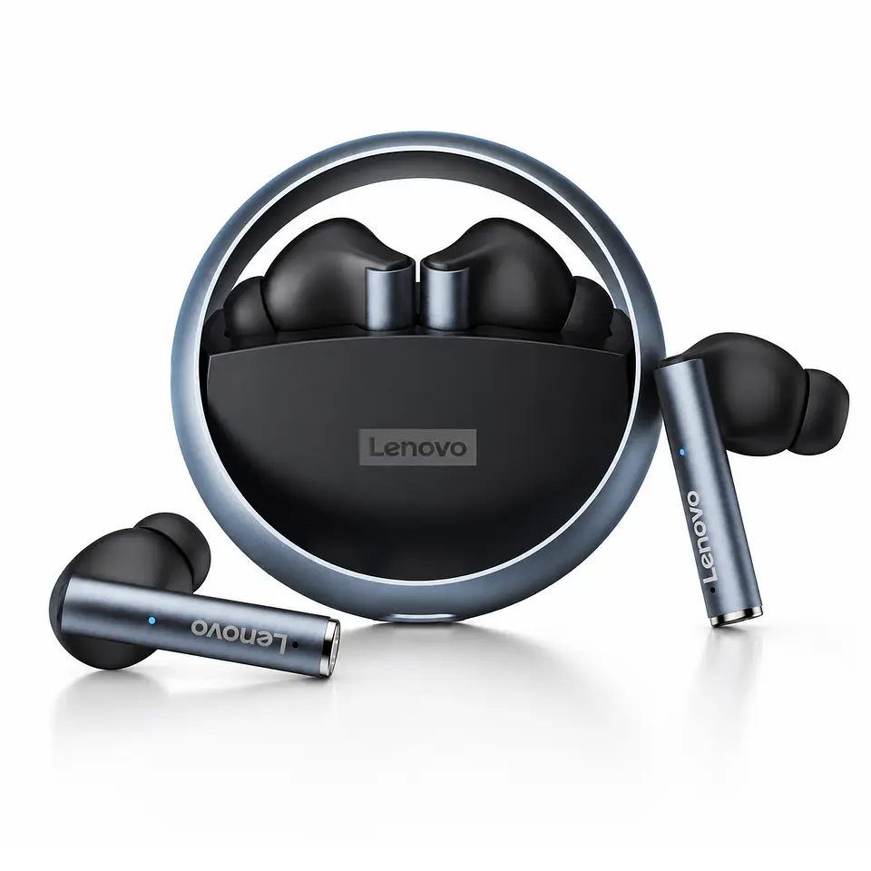 Audífonos Bt Lenovo thinkplus LivePods LP60 Negros 3