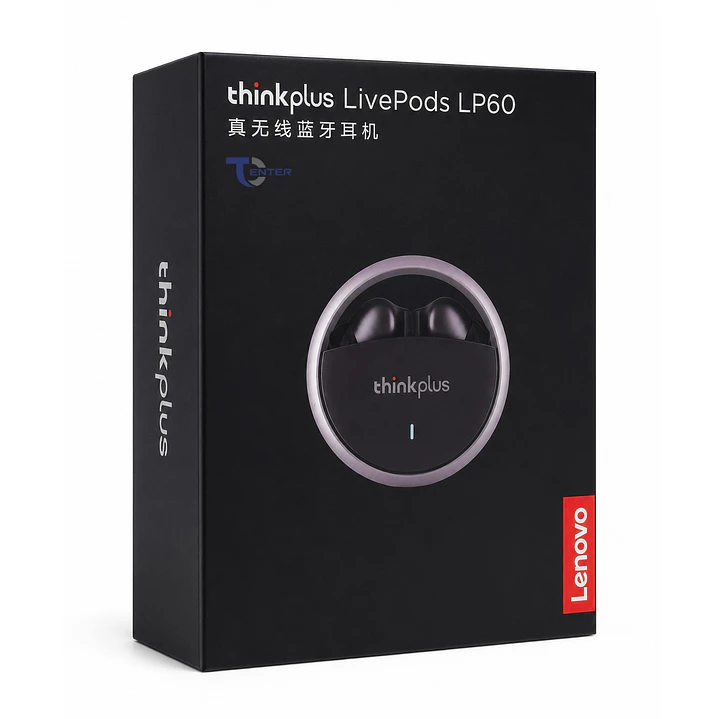 Audífonos Bt Lenovo thinkplus LivePods LP60 Negros 4