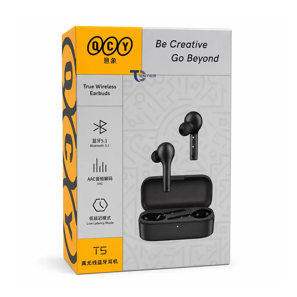 Audífonos QCY T5 True Wireless Bt 5.1 Negros 4