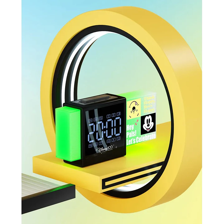 Radio Reloj Despertador Parlante BT Disney Led QS-S2 4