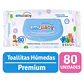 Toallitas Húmedas Emuwipes Premium 80 Un - Miniatura 1