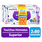 Toallitas Húmedas Emuwipes Superior 2x80 Un - Miniatura 1
