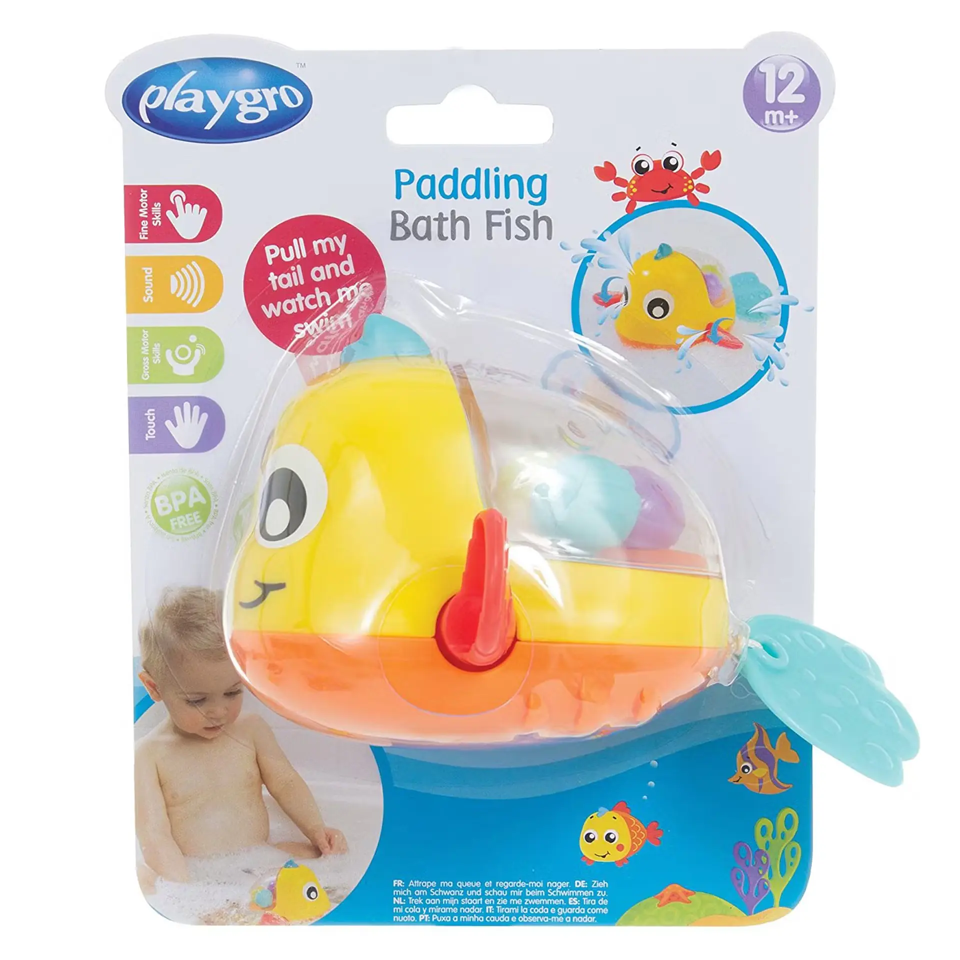 Juguete Pez Para El Baño a Cuerda Playgro 5