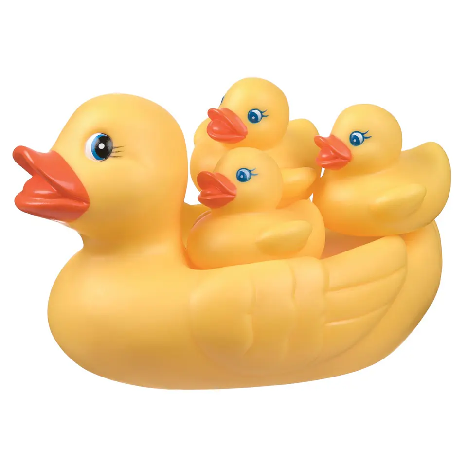 Set Juego De Baño Familia De Patitos Playgro 1