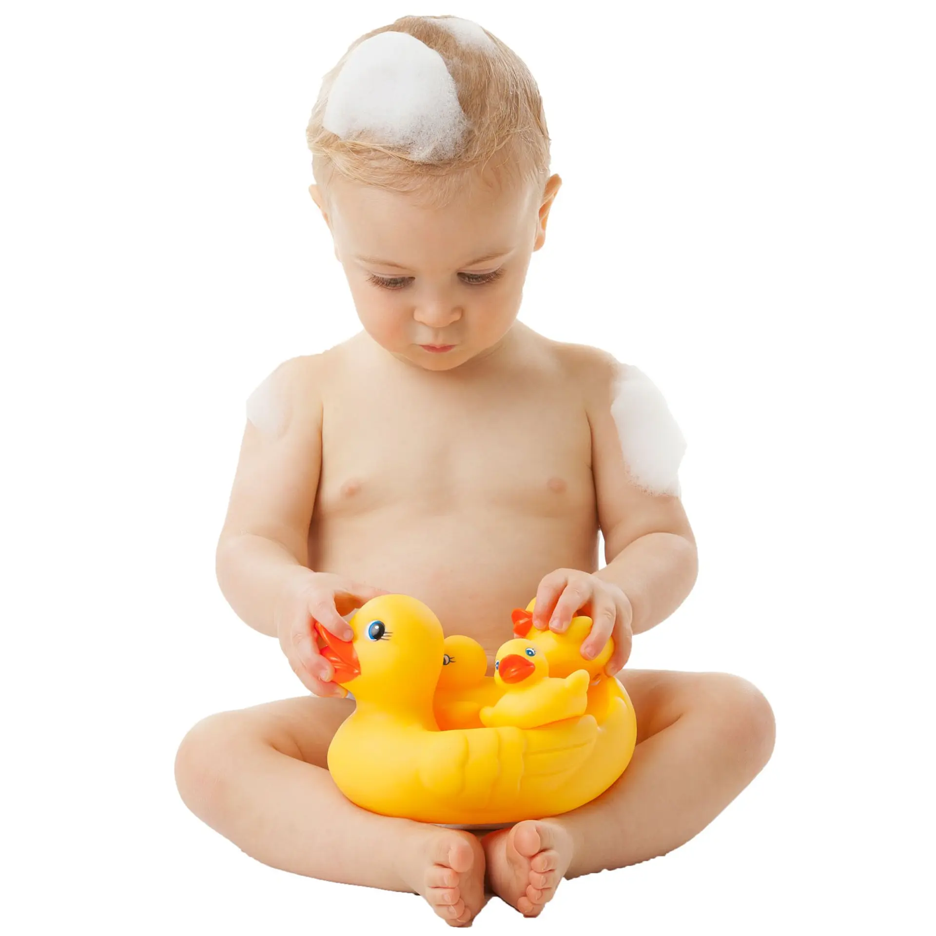 Set Juego De Baño Familia De Patitos Playgro 2