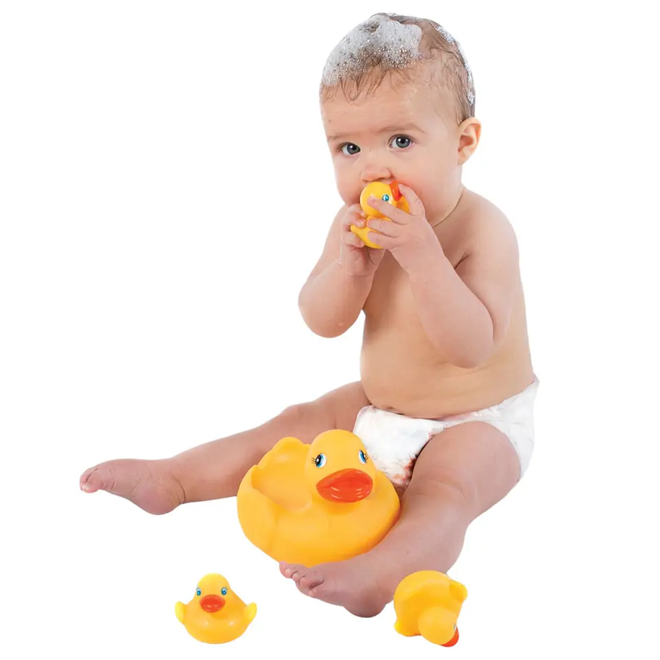 Set Juego De Baño Familia De Patitos Playgro 3