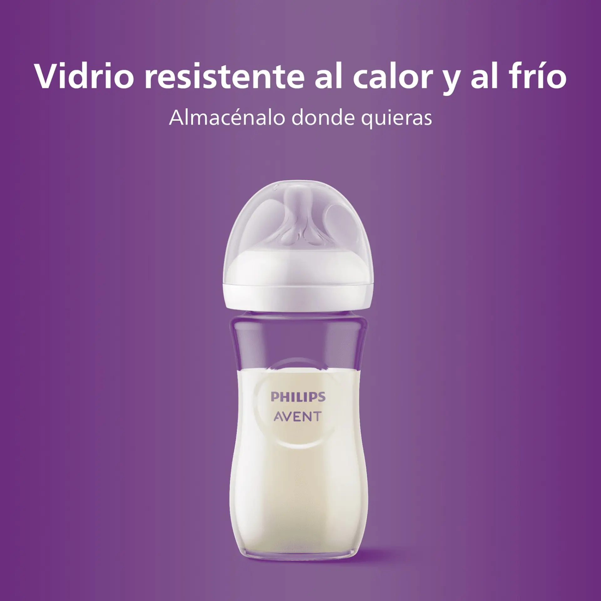 Mamadera Vidrio Natural 3.0 Avent 240Ml SCY933/01 3