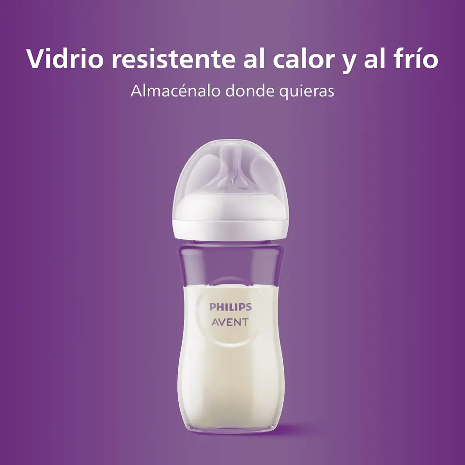 Mamadera Vidrio Natural 3.0 Avent 240Ml SCY933/01 3