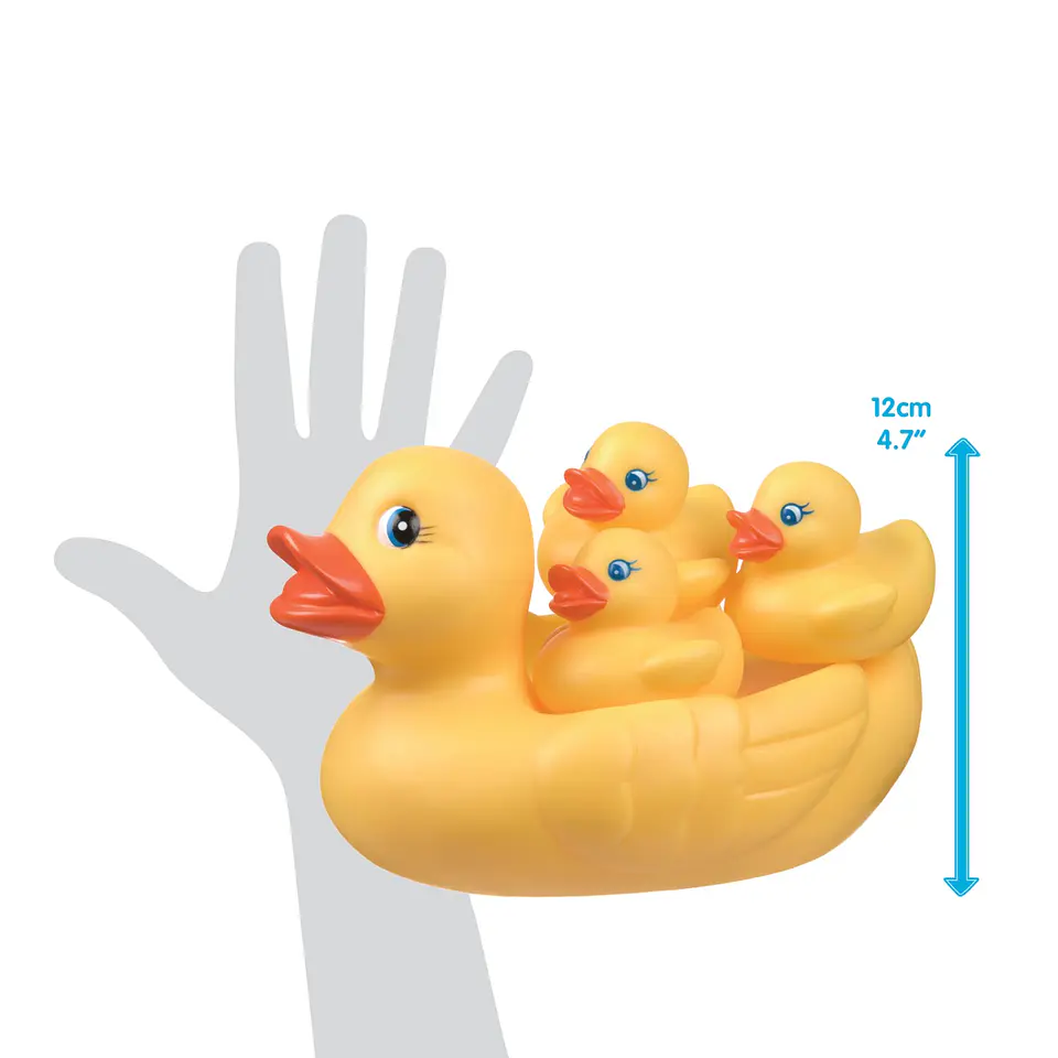 Set Juego De Baño Familia De Patitos Playgro 5