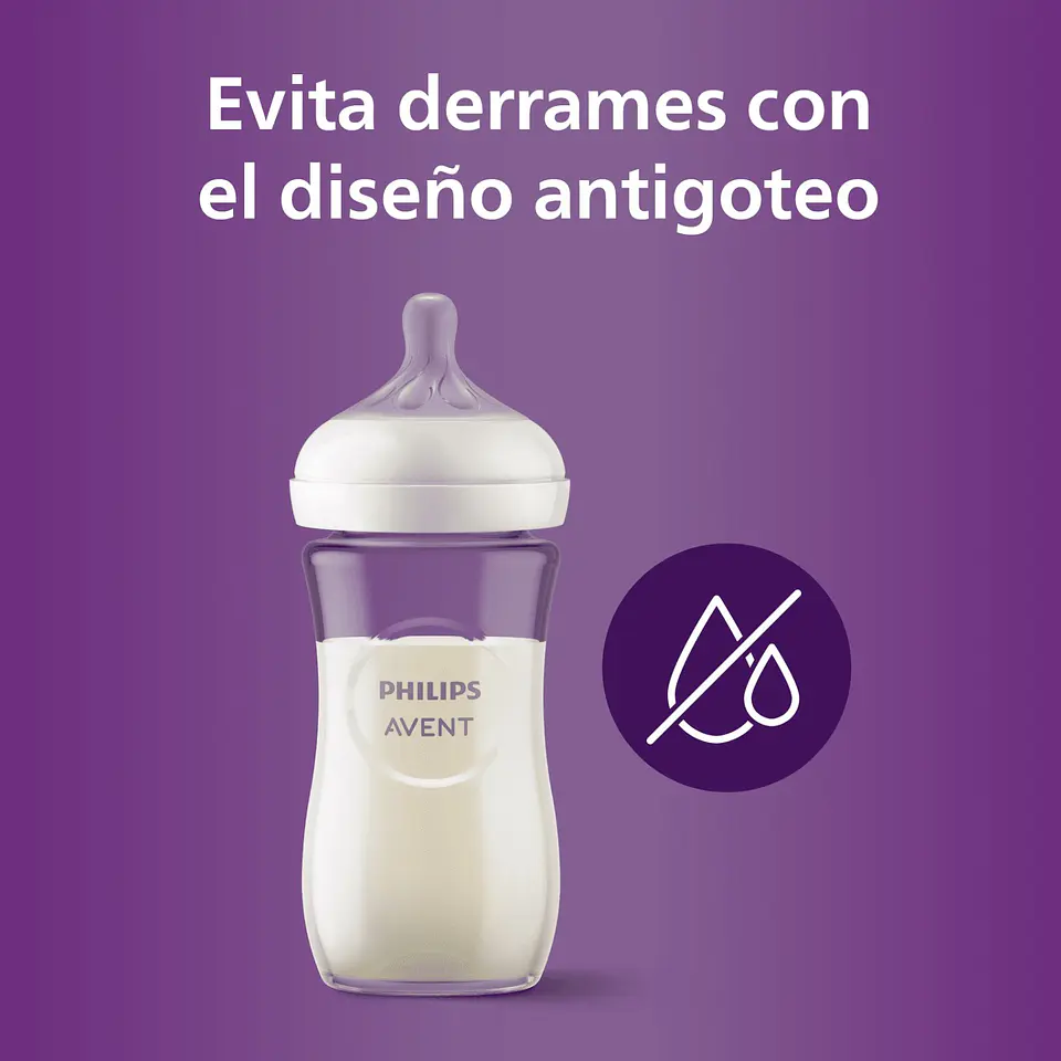 Mamadera Vidrio Natural 3.0 Avent 240Ml SCY933/01 5