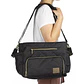 Bolso Maternal Pañalera Infanti Motto Gold Negro - Miniatura 2