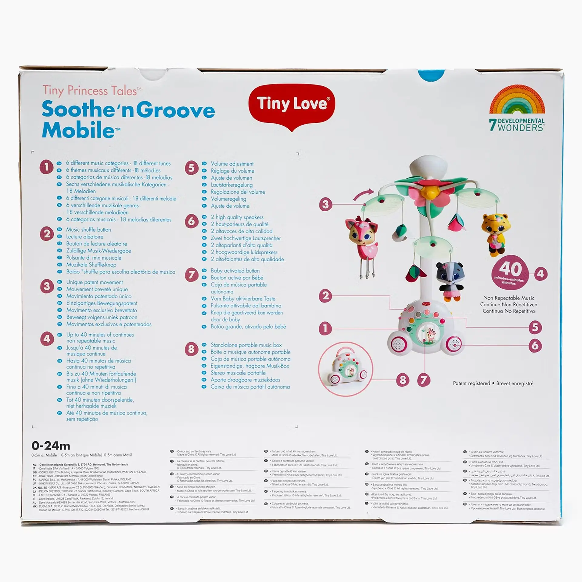 Movil Musical Soothe And Groove Princess Tales Tiny Love 5