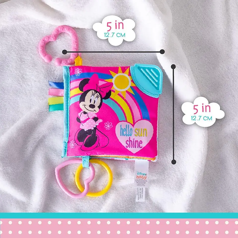 Libro Sensorial Disney Con Mordedor Minnie 5