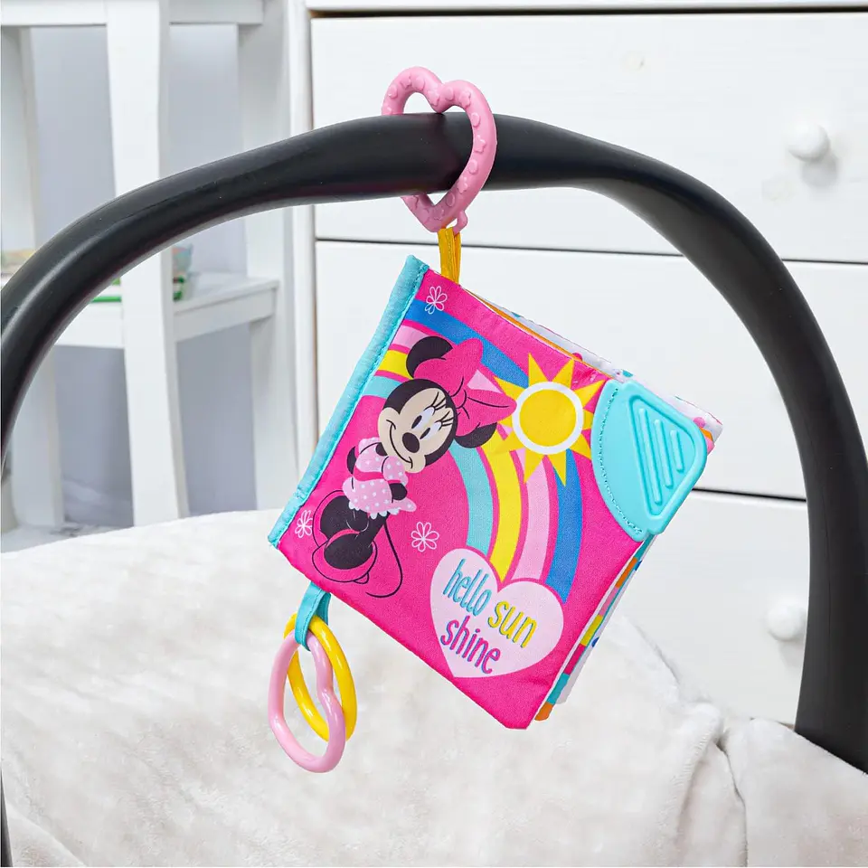 Libro Sensorial Disney Con Mordedor Minnie 6