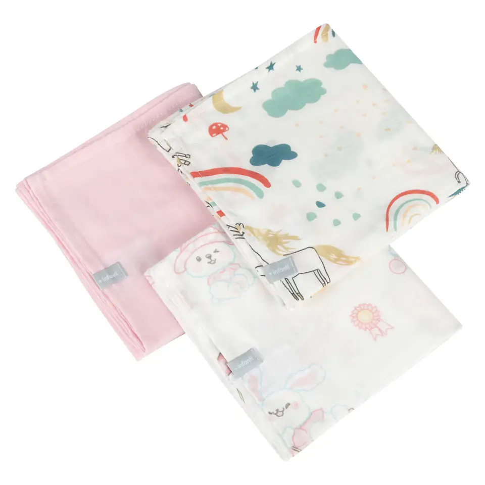 Pack 3 Tutos Infanti Rosado 75x75cm 1