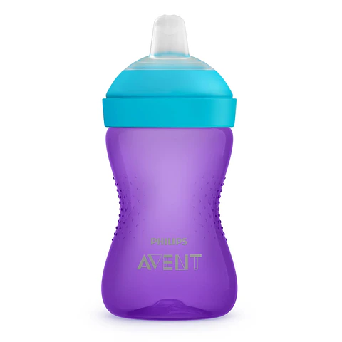 Vaso Con Boquilla Blanda Avent Scf802/02 300ml 9m+ Morado