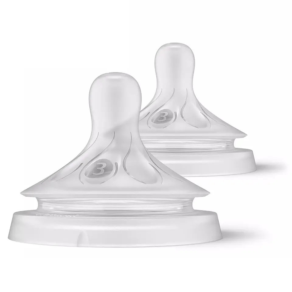 Pack 2 Tetinas Natural 3.0 Avent Flujo Medio 1m+ 1