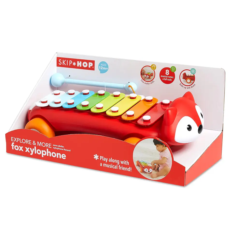 Xilófono Zorrito Skip Hop Infantil 8 Notas 10