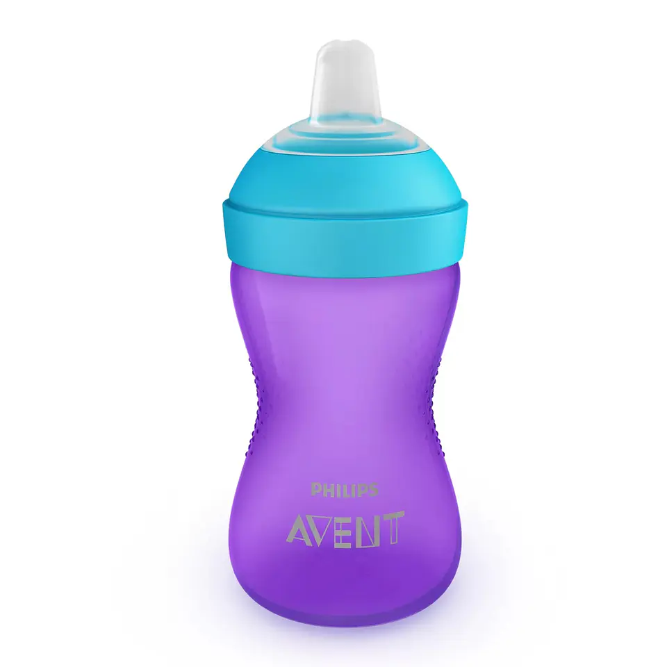 Vaso Con Boquilla Blanda Avent Scf802/02 300ml 9m+ Morado 4