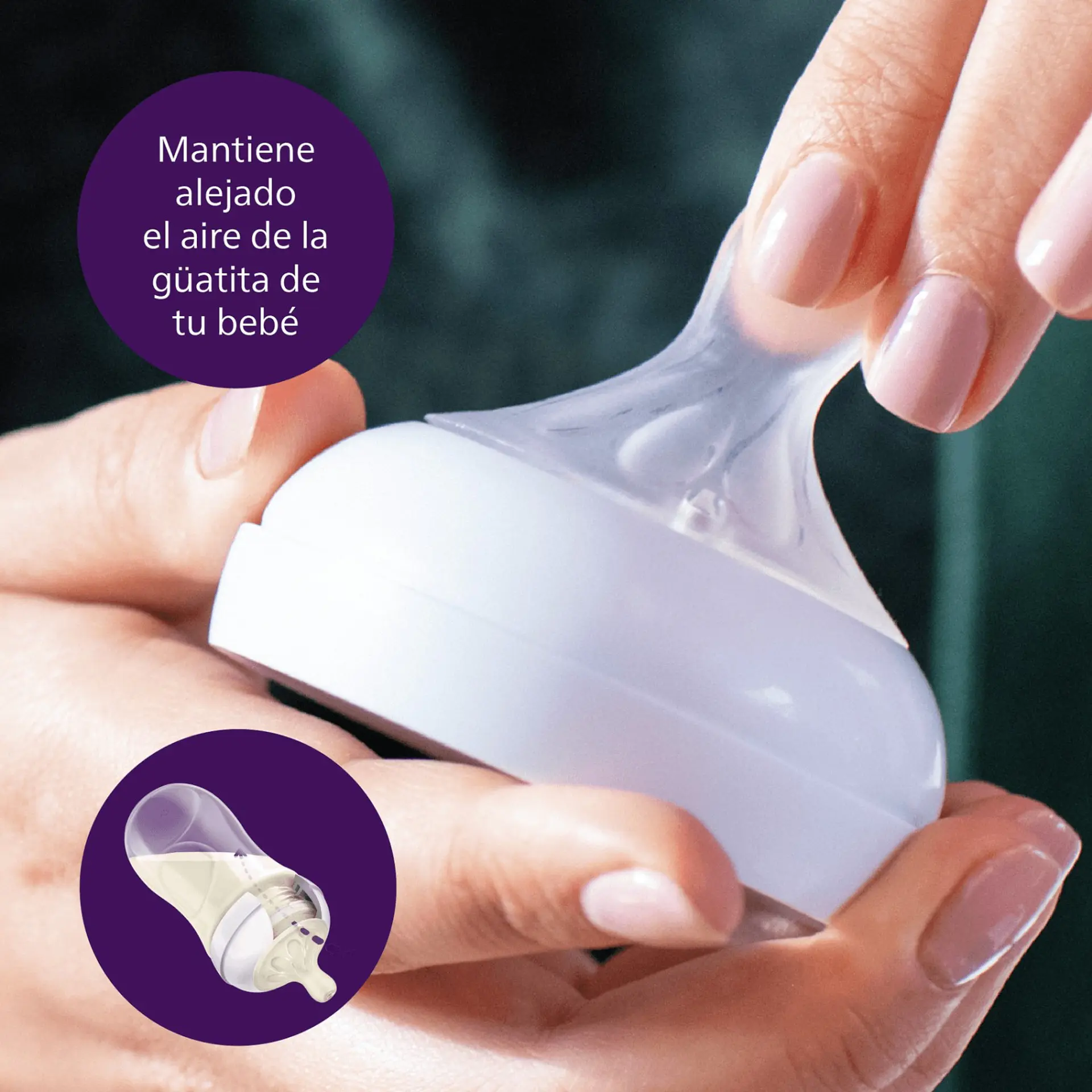 Pack 2 Tetinas Natural 3.0 Avent Flujo Medio 1m+ 5