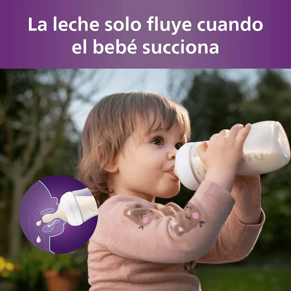 Pack 2 Tetinas Natural 6.0 Avent Flujo Espesos 6m+ 4
