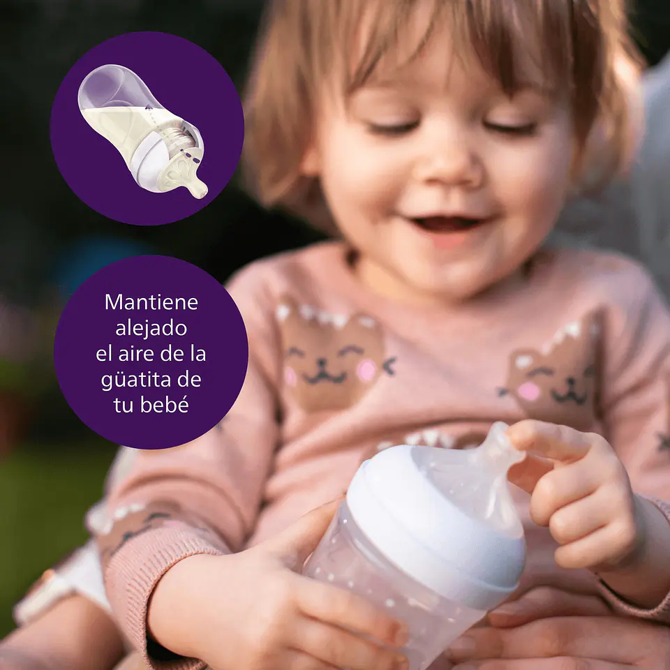 Pack 2 Tetinas Natural 6.0 Avent Flujo Espesos 6m+ 5