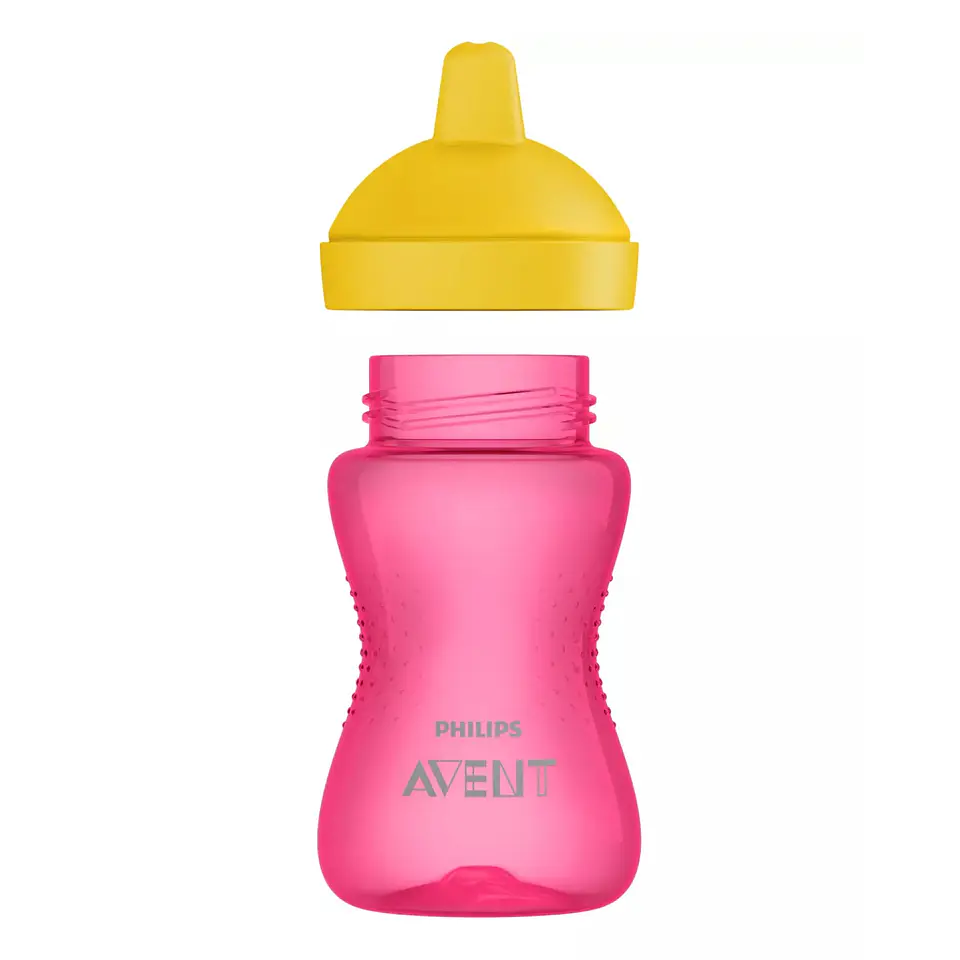 Vaso Boquilla Rígida Avent Spout Cup Rosado SCF803/04 12m+ 4