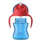 Vaso Bombilla Flexible 200ml Avent Dino Azul 9m+ SCF796/01 - Miniatura 4