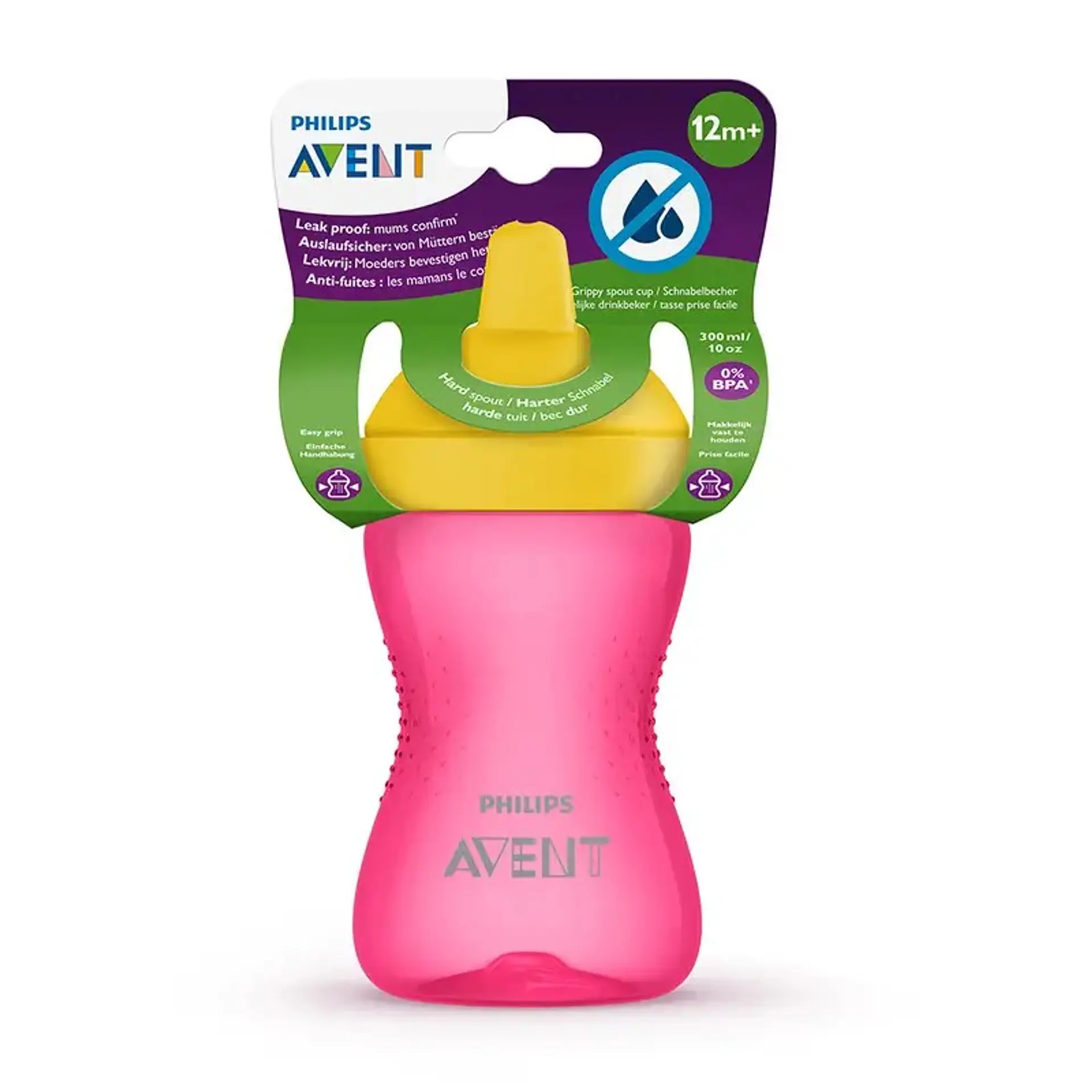 Vaso Boquilla Rígida Avent Spout Cup Rosado SCF803/04 12m+ 8