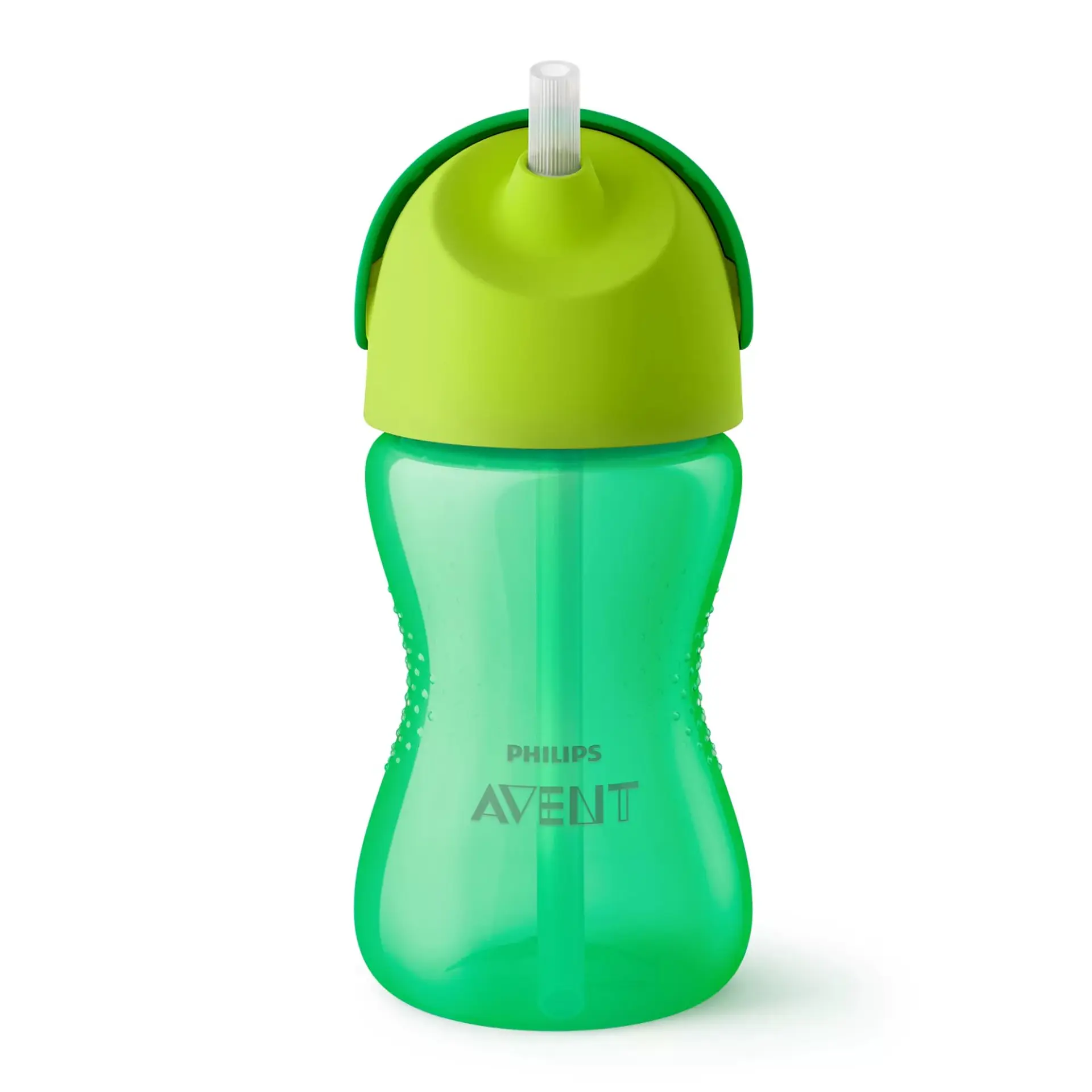 Vaso Bombilla Flexible 300ml Avent Dino Verde 12m+ SCF798/01 1