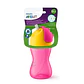 Vaso Bombilla Flexible 300ml Avent Dino Rosado 12m+ SCF798/02 - Miniatura 4