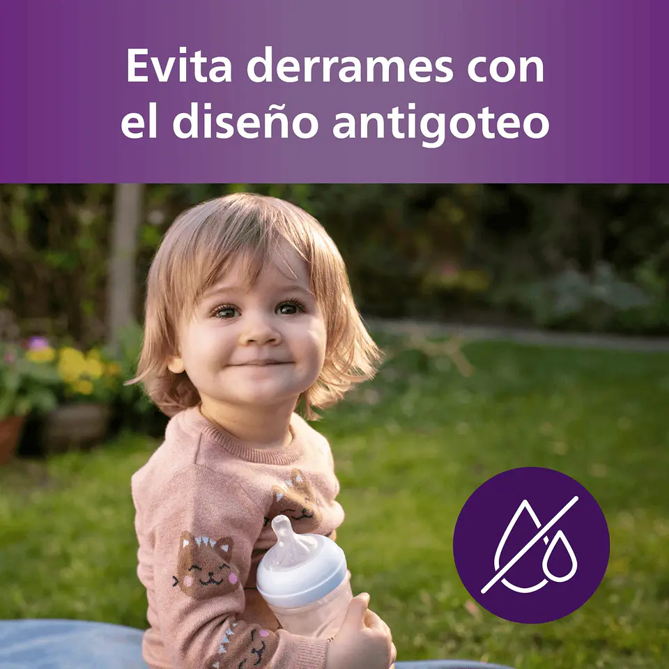 Mamadera Natural Response 330ml Avent SCY906/01 3m+ 5