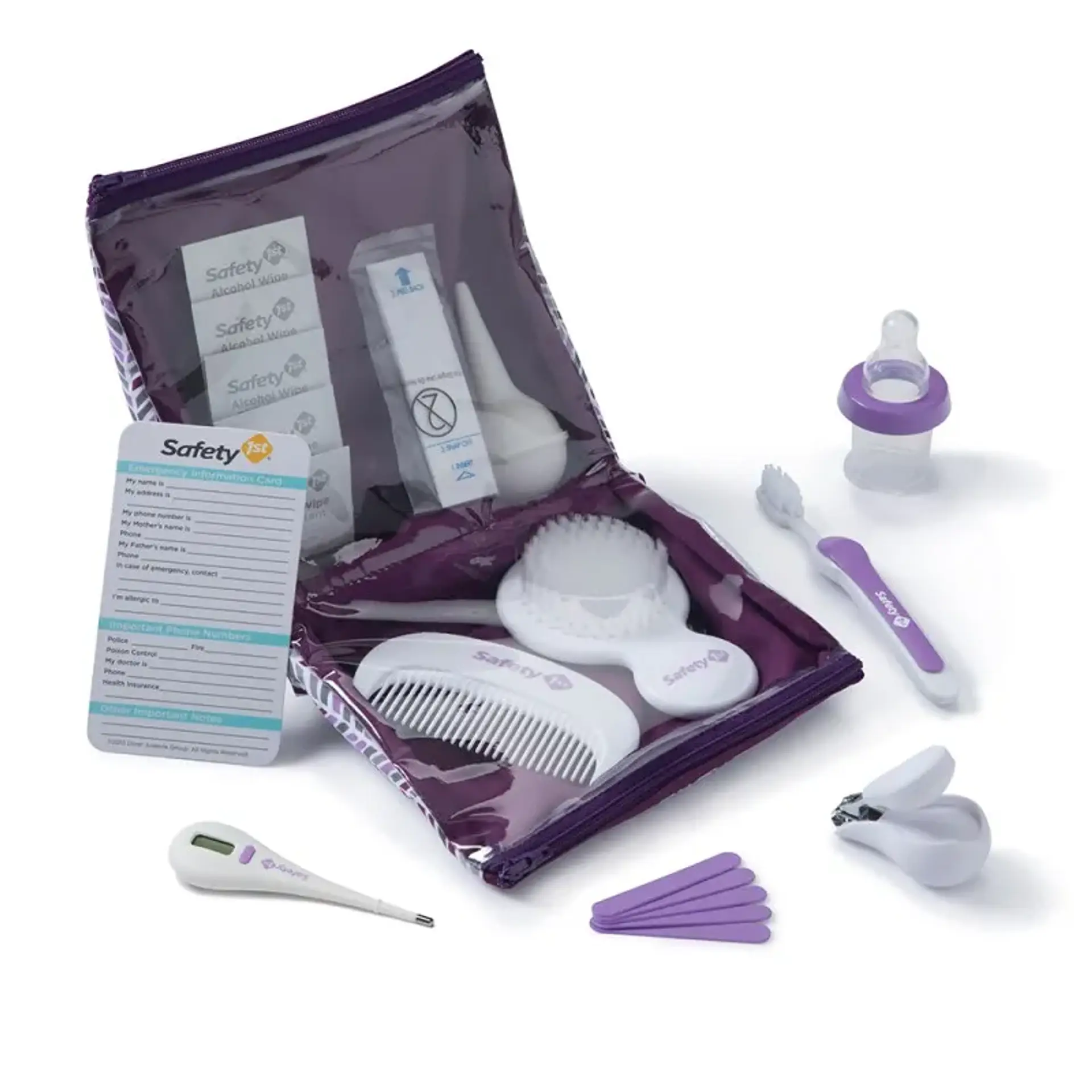 Kit De Aseo Y Salud Color Lila Safety 1st 24 pcs 1
