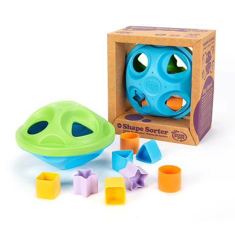 Clasificador de Formas Encaje Green Toys, Verde/Azul