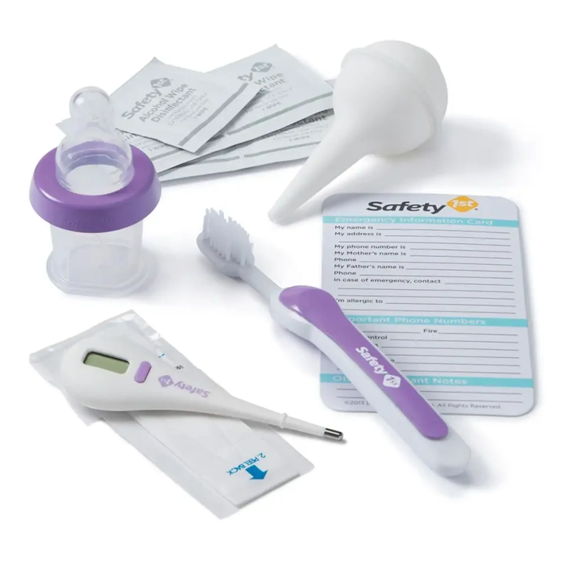 Kit De Aseo Y Salud Color Lila Safety 1st 24 pcs 4