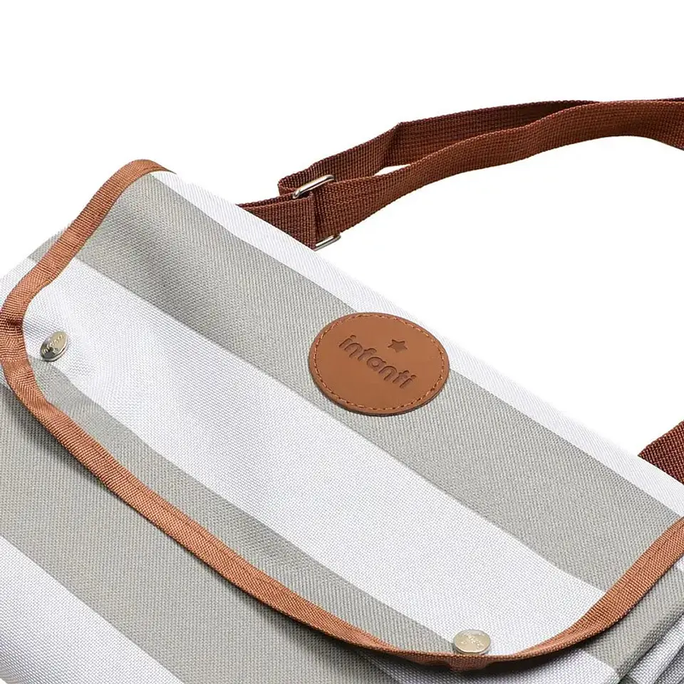 Manta Picnic Infanti Rayas Gris 135x168cm 5