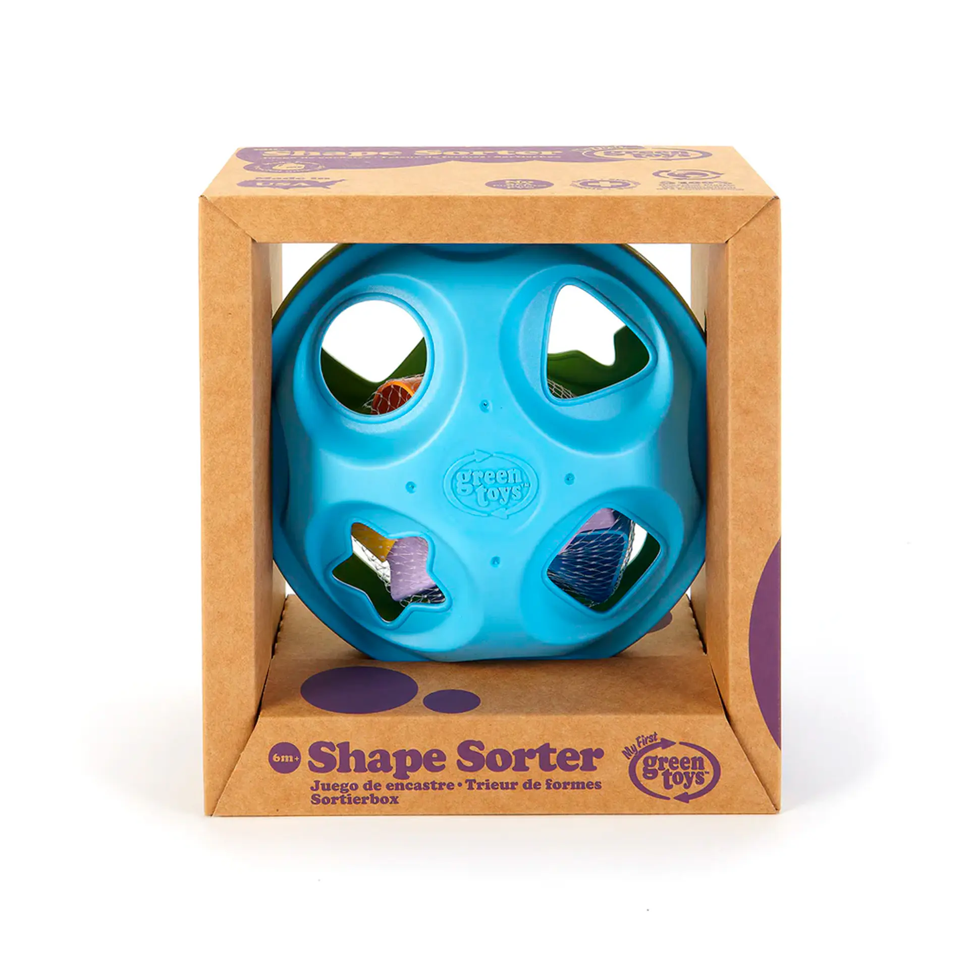 Clasificador de Formas Encaje Green Toys, Verde/Azul 3