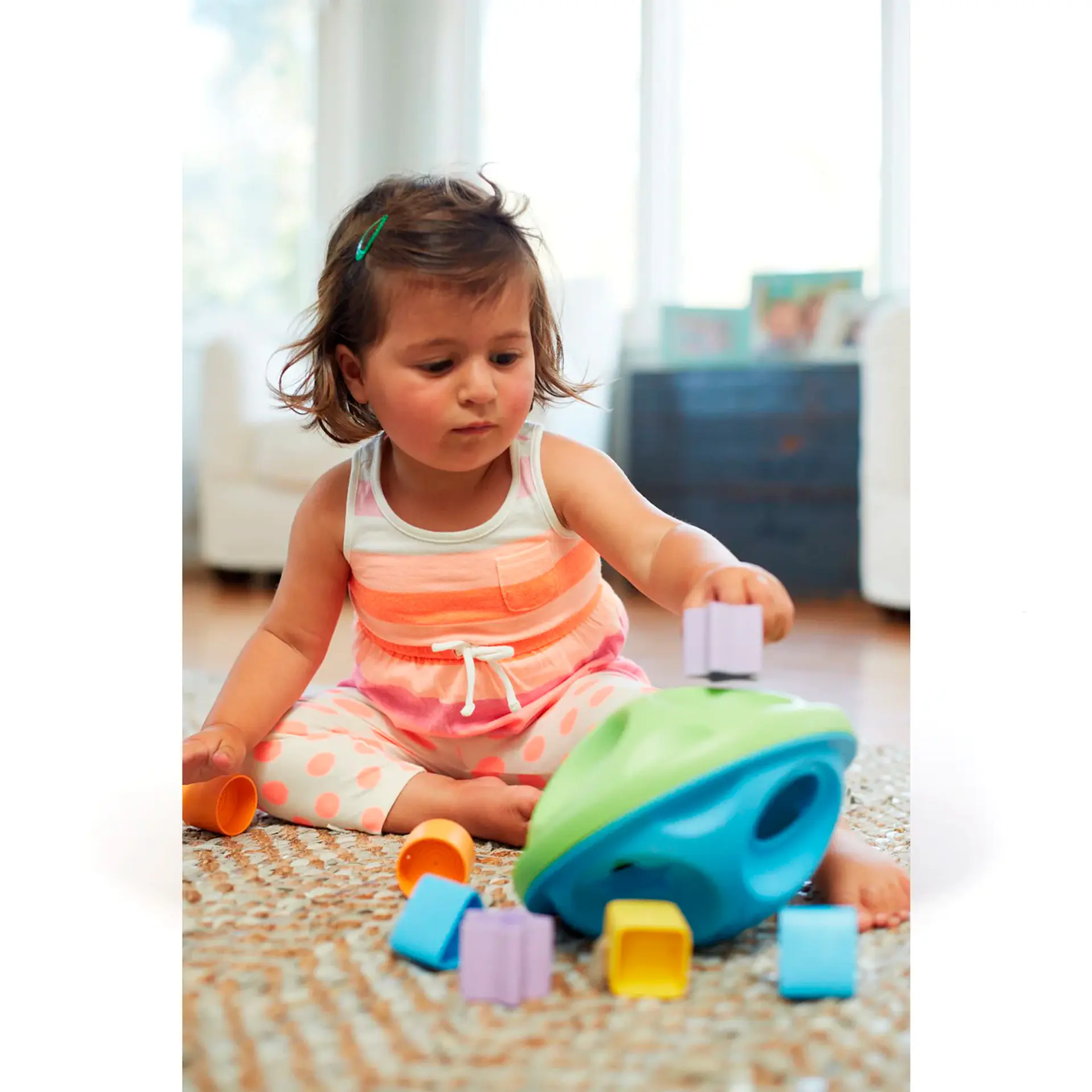 Clasificador de Formas Encaje Green Toys, Verde/Azul 4