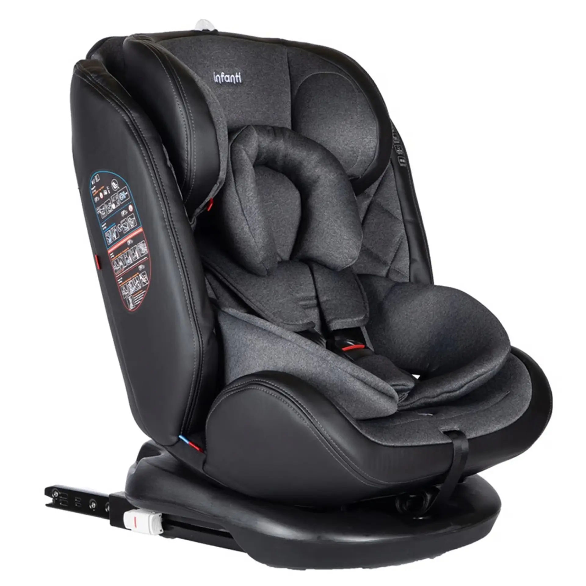 Silla Auto Convertible I-Giro 360 Infanti Dark Grey 1