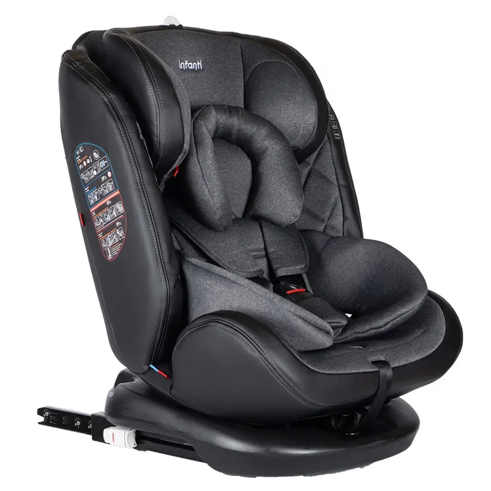 Silla Auto Convertible I-Giro 360 Infanti Dark Grey 1