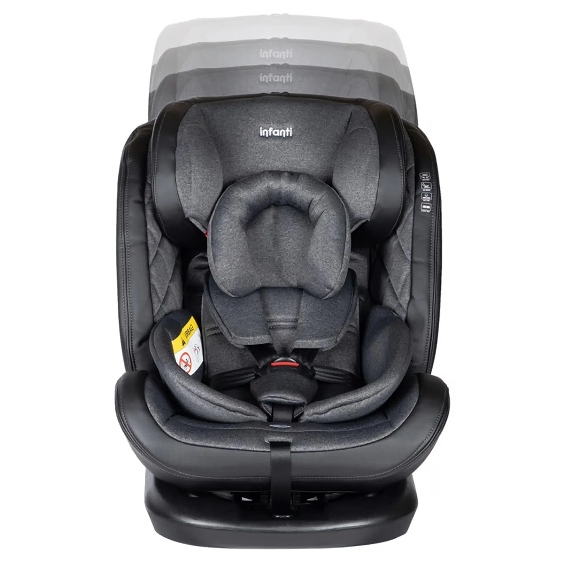 Silla Auto Convertible I-Giro 360 Infanti Dark Grey 4