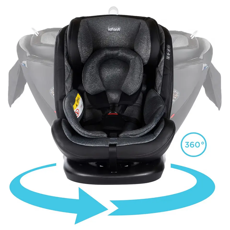 Silla Auto Convertible I-Giro 360 Infanti Dark Grey 6