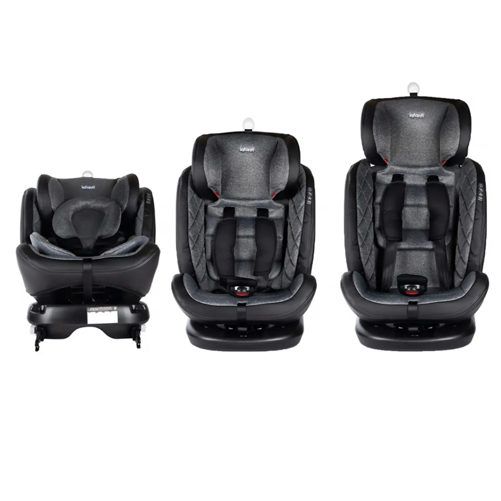 Silla Auto Convertible I-Giro 360 Infanti Dark Grey 7