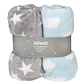 Pack 2 Mantas Infanti Polar 75x100cm Gris - Miniatura 3